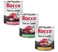 Rocco Classic Trio di Carne Saver Pack 24 x 800g - Mix (3 Varieties)