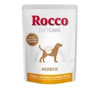 Rocco Diet Care Hepatic Pouches - Chicken with Oat Flakes & Cottage Cheese - 6 x 300g