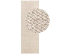 Rocco Flatweave Cream Rug - Natural Elegance - 80X240 cm