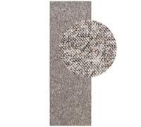Rocco Flatweave Grey Rug - Natural Elegance - 80X240 cm
