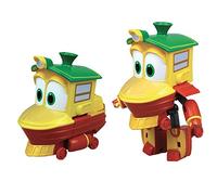 Rocco Giocattoli 21737234 - Transformable Robot Trains Characters, 10 cm (Assorted Models)