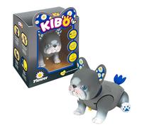 Rocco Giocattoli Kibo Flower Interactive French Bulldog, for Children Ages 5 and Up, Two Game Modes