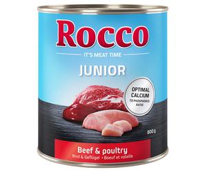 Rocco Junior 6 x 800g - Poultry with Beef