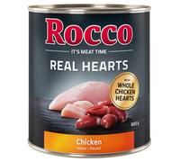 Rocco Real Hearts Saver Pack 24 x 800g - Chicken with whole Chicken Hearts
