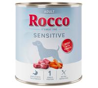 Rocco Sensitive Saver Pack 24 x 800g - New Recipe: Beef with Carrots