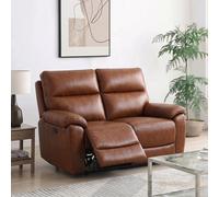 Rocco Sofa - Power Recliner - Saddle Leather - 2 Seater