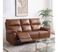 Rocco Sofa - Power Recliner - Saddle Leather - 3 Seater