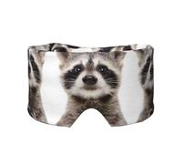 Roccoon Funny Animal, Full Eye Covers Light Blocking Eye Mask Sleep Eye and Ear Muffs