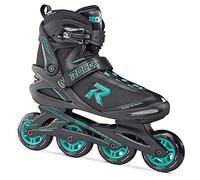 Roces Women's Icon Inline Skates, Black/Aqua, 39