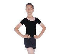 Roch Valley Adam Short Sleeved Mens/Boy's Leotard Black Aged 9-10 134-140cm (2)