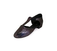 Roch Valley Black Hologram Greek Sandals 5.5 Black Hologram