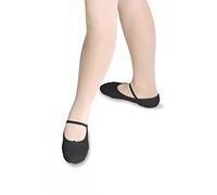 Roch Valley Full Sole Leather Ballet Shoes - Wide Fit C10 Black
