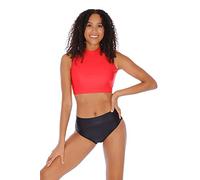 Roch Valley High Neck Crop Top Age 9-10 Red