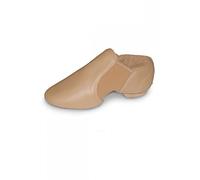 Roch Valley Leather Slip On Jazz Dance Shoes Flesh Colour Neoprene Arches Split Rubber Sole Child and Adult Sizes (UK 10 child/Eur 28)