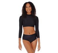 Roch Valley Long Sleeve Crop Top Age 11-13 Black
