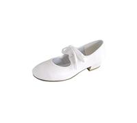Roch Valley Low Heel PU Tap Shoes 6.5 White