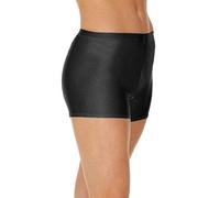 Roch Valley Micro Shorts Hotpants Nylon Lycra Black Dance Gym Freestyle Fitness (1 Age 5-6 (110-116m))