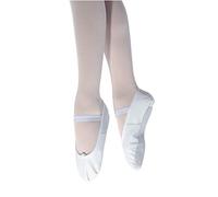 Roch Valley Ophelia Full Sole Leather Ballet Shoes, White, 4 UK