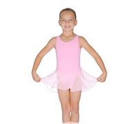 Roch Valley RVCharlotte Microfibre Sleeveless Leotard with Skirt Age 11-13 Pink