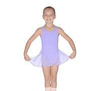 Roch Valley RVCharlotte Microfibre Sleeveless Leotard with Skirt Age 9-10 Lilac