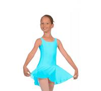 Roch Valley RVCharlotte Microfibre Sleeveless Leotard with Skirt Age 9-10 Pale Blue
