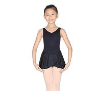 Roch Valley RVMedley Sleeveless leotard with attached skirt Age 7-8 Black