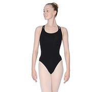 Roch Valley Sophie Sleeveless Cotton Lycra Leotard XL Black