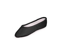 Roch Valley Split Sole Leather Ballet Shoes 8 Black
