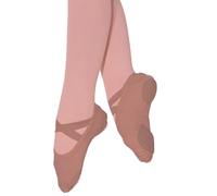 Roch Valley Split Sole Vegan Canvas Ballet Shoes with Elasticated Binding (Cinnamon, UK Footwear Size System, Adult, Women, Numeric, Medium, 7