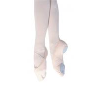 Roch Valley Split Sole Vegan Canvas Ballet Shoes with Elasticated Binding (Pink, UK Footwear Size System, Adult, Women, Numeric, Medium, 11