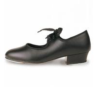 Roch Valley Tap Shoes Toddler Girls PU Fitted Taps Heel Low Heel Black S4 6 LHP