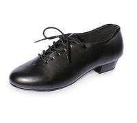Roch Valley Unisex Economy Oxford Tap Dance Shoes for Men or Ladies RVJTAP (Black, 2)