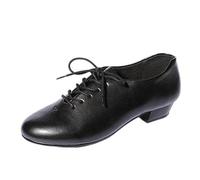 Roch Valley Unisex Economy Oxford Tap Dance Shoes for Men or Ladies RVJTAP (Black, 3)