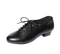 Roch Valley Unisex Economy Oxford Tap Dance Shoes for Men or Ladies RVJTAP (Black, 8)