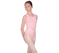 Roch Valley Women Cotton June Sleeveless Exam Leotard with Belt - Pale Pink, Small