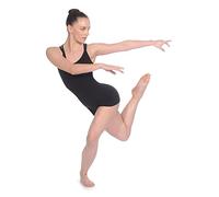 Roch Valley Women's CTONE Cotton/Lycra Unitard, Black, L