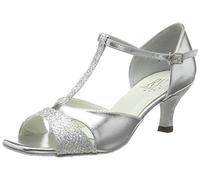 Roch Valley Women's Lucina Ladies Ballroom Shoe, Silver, 7 UK