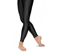 Roch Valley Women's Nylon/Lycra Footless Nylon lycra Tights, Black, 11-13Y 146-152cm UK