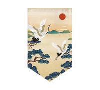 ROCILA 1Pcs Japanese Style Short Door Curtain Kitchen Partition Living Room Pennant Sushi Shop Decor Restaurant Hanging Half Curtain