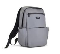 Rock Harper Underseat Laptop Backpack in Grey - Lightweight & Versatile Travel Bag - Large Main Compartment, Laptop Pocket, Trolley Strap & Easy Jet Compliant Carry On - 45x30x18cm 20L Capacity