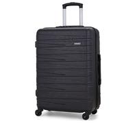 Rock 4 Wheel Hard Suitcase - Medium, Black