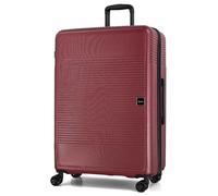 Rock 8 Wheel Hard Suitcase - Large, Burgundy