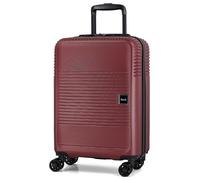 Rock 8 Wheel Hard Suitcase - Small, Burgundy