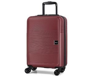 Rock 8 Wheel Hard Suitcase - Small, Burgundy