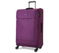 Rock 8 Wheel Soft Suitcase - Large, Purple