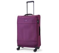 Rock 8 Wheel Soft Suitcase - Medium, Purple