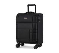 Rock 8 Wheel Soft Suitcase - Small, Black