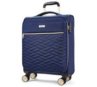 Rock 8 Wheel Soft Suitcase - Small, Navy
