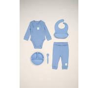 Rock a Bye Baby Boy's 5-Piece Outfit & Feeding Gift Set in Blue | Size: 12-18 m Rock a Bye Baby Blue 12-18 m