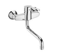 Rock a5 a7623 °C00 Basin Mixer Tap with Swivel Spout, Half for People with Reduced Mobility